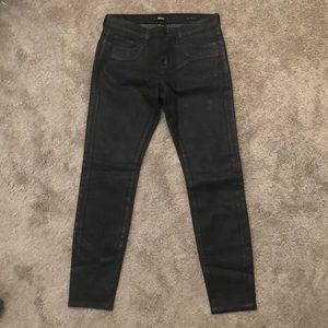 BDG Mid-Rise Twig Ankle Coated Jeans